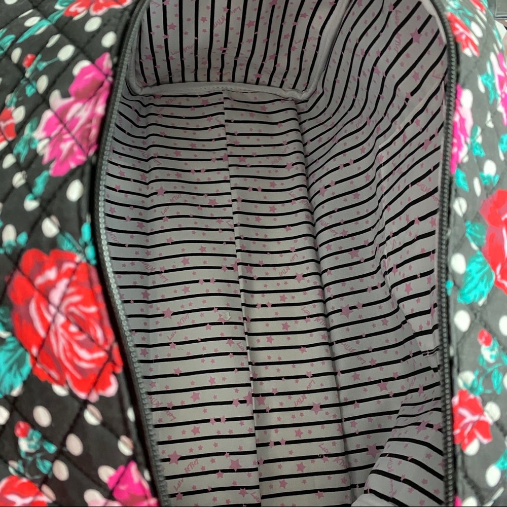 Betsey Johnson luv Betsey Rose print weekender bag - Picture 9 of 10